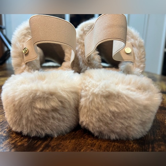 IMAN | Global Chic Faux Fur Slingback Slipper. Size: 11 - Picture 5 of 11
